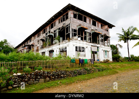 Vecchio edificio della prigione Iwahig e penali in Fattoria Puerto Princesa, PALAWAN FILIPPINE Foto Stock