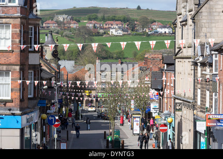 Belper town center derbyshire England Regno unito Gb Foto Stock