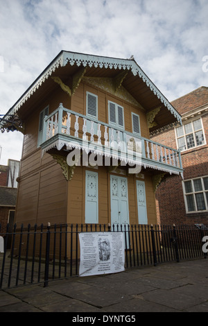 Eastgate House su Rochester High Street nel Kent, Regno Unito Foto Stock