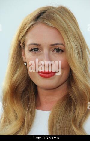 Los Angeles, California, USA. 22 apr 2014. CAT DEELEY assiste l'ottava edizione BritWeek launch party presso il British Console Generale della residenza. © TLeopold/Globe foto/ZUMAPRESS.com/Alamy Live News Foto Stock