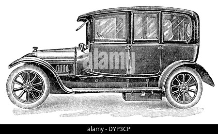 Auto d'epoca (1920s), Illustrazione da enciclopedia sovietica, 1926 Foto Stock