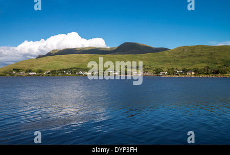 Irlanda, Calway county, Connemara area, il lago Leenane Foto Stock