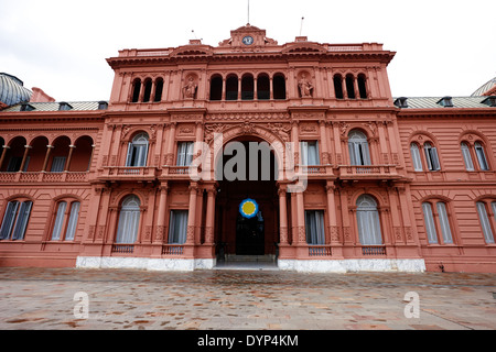 La casa rosada la casa rosa ufficio del presidente della Nazione Argentina Buenos Aires Argentina Foto Stock