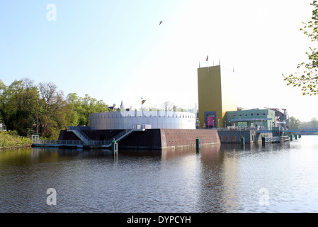 Groninger Museum, the modernist contemporary art museum in Groningen, The Netherlands Foto Stock