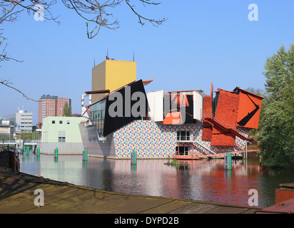 Groninger Museum, the modernist contemporary art museum in Groningen, The Netherlands Foto Stock