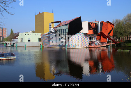 Groninger Museum, il modernista museo di arte contemporanea a Groningen, Paesi Bassi Foto Stock