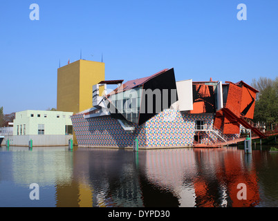 Groninger Museum, the modernist contemporary art museum in Groningen, The Netherlands Foto Stock