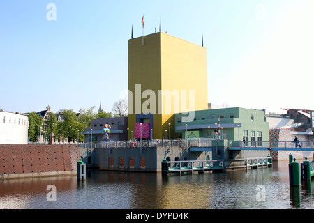 Groninger Museum, the modernist contemporary art museum in Groningen, The Netherlands Foto Stock