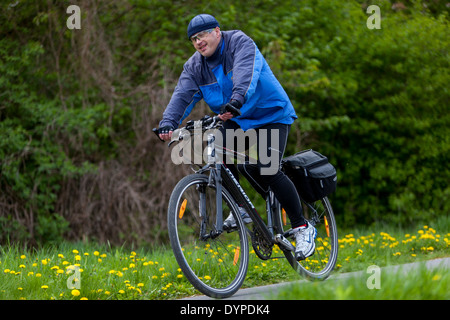 Percorso in bicicletta, svago, rigenerazione, persone, sport Foto Stock