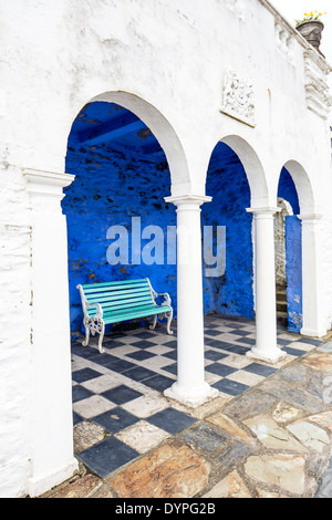 Portmeirion villaggio vicino Portmadoc, Galles del Nord, Regno Unito Foto Stock