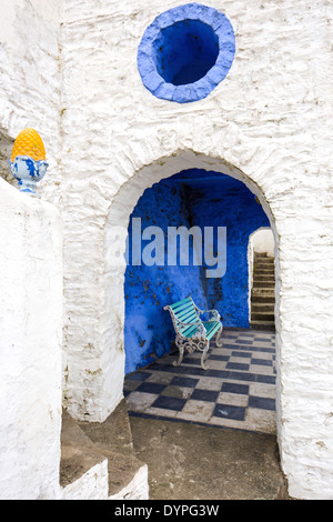 Portmeirion villaggio vicino Portmadoc, Galles del Nord, Regno Unito Foto Stock