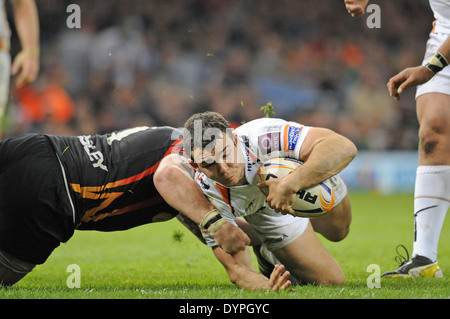 Rabodirect Pro 12 - il giorno del giudizio al Millennium Stadium di Cardiff - Asprì v Dragons Rugby. Foto Stock