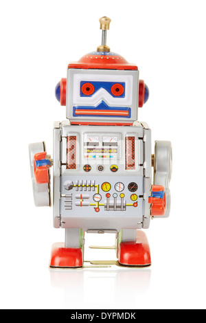 Robot giocattolo vintage Foto Stock