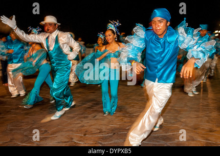 La Street Parade, Cozumel Carnevale, Isola di Cozumel, Quintana Roo, Messico Foto Stock