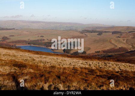 Serbatoio Errwood nel Goyt Valley vicino Whaley Bridge Derbyshire Inghilterra Foto Stock