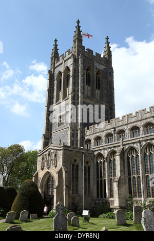 Chiesa della Santa Trinità Long Melford Foto Stock