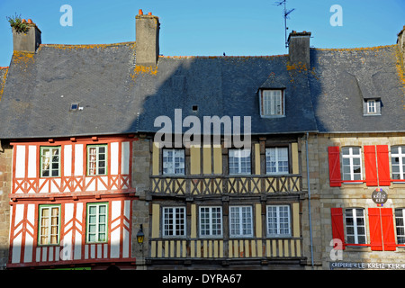 Treguier vicino a Paimpol,Martray luogo,vecchia casa,Cotes-d'Armor,Bretagne,Brittany,Francia Foto Stock