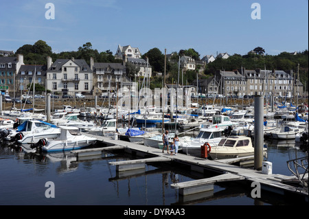 Binic porto vicino Saint-Brieuc,Cotes-d'Armor,Bretagne,Brittany,Francia Foto Stock