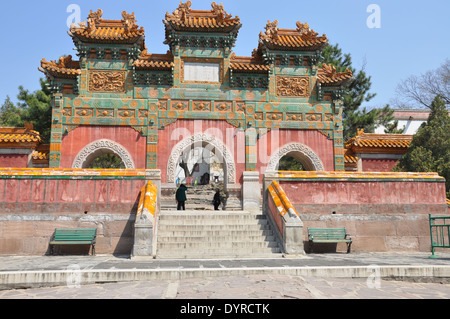 Xumi Fushou tempio, Chengde Imperial villa estiva, Hebei, Cina Foto Stock