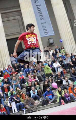 Slackline World Cup a Monaco di Baviera, 2011 Foto Stock