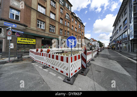 Estensione del tram linea 19 alla stazione di Pasing, 2012 Foto Stock