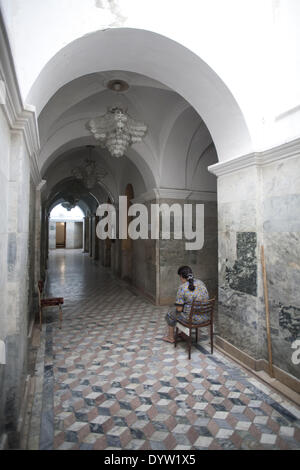 Interno di un bagno pubblico di Baku Foto Stock