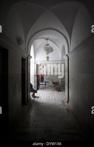 Interno di un bagno pubblico di Baku Foto Stock