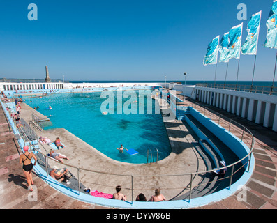 Giubileo Piscina lido in Penzance Cornwall Gran Bretagna Foto Stock