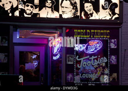 Tootsies Orchid Lounge sul più ampio Nashville Tennessee Foto Stock