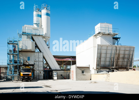 Calcestruzzo Impianto di dosaggio Foto Stock