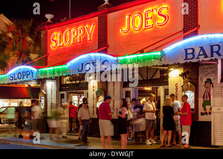 Sciatto Joe's Bar, Key West, Florida, Stati Uniti d'America Foto Stock