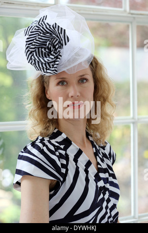 Hoppe giardino, Germania, Franziska Reichenbach, presentatore della televisione Foto Stock