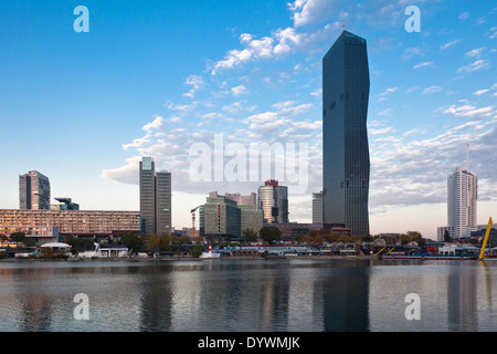 DC Tower, Danube City, Vienna, Austria Foto Stock