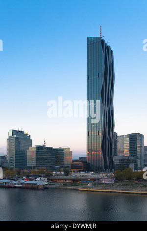 DC Tower, Danube City, Vienna, Austria Foto Stock