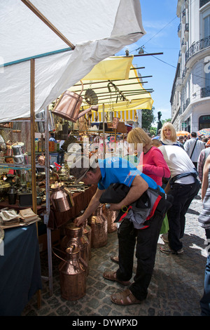 Mercato delle pulci. San Telmo. Buenos Aires. Argentina Foto Stock