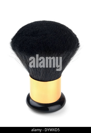 Polvere pennello su sfondo bianco Foto Stock