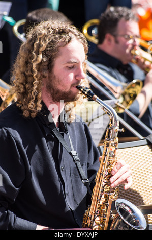 Un open air concerto di musica classica in London, England Regno Unito Regno Unito Foto Stock