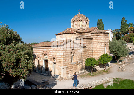 Chiesa dei Santi Apostoli, nell'agorà di Atene, Grecia. Noto anche come santi apostoli di Solaki. Foto Stock