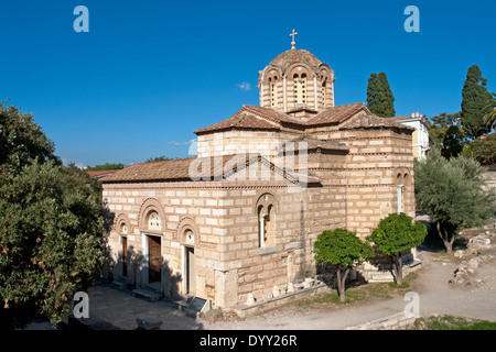 Chiesa dei Santi Apostoli, nell'agorà di Atene, Grecia. Noto anche come santi apostoli di Solaki. Foto Stock