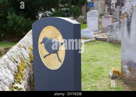 La Chiesa Parrocchiale di St Brelade con St Aubin sulla collina Foto Stock