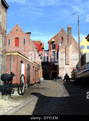 Noordelijk Scheepvaartmuseum (nord del Museo Marittimo) a Groningen, Paesi Bassi Foto Stock