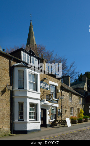 L'Angel Inn, Front Street, Alston, Cumbria, England, Regno Unito, Europa. Foto Stock