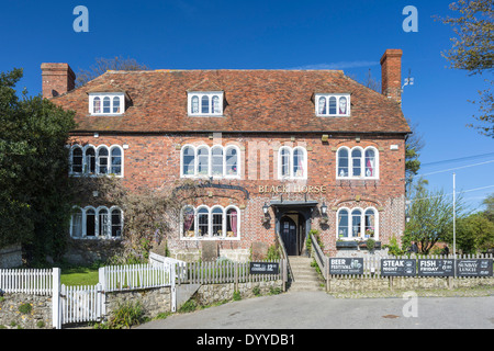 Black Horse Pub Inn Haunted Pluckley Foto Stock