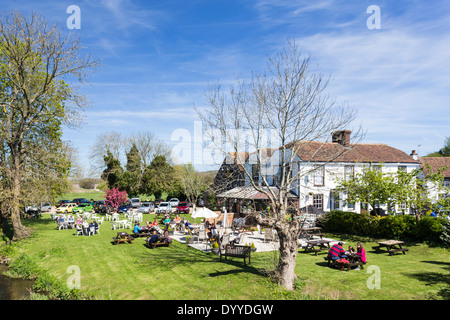 Tickled Trout Pub Wye nr Ashford Kent Foto Stock