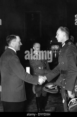 Adolf Hitler riconoscimenti ufficiali, 1939 Foto Stock