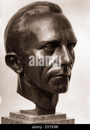 Busto di Joseph Goebbels, 1938 Foto Stock