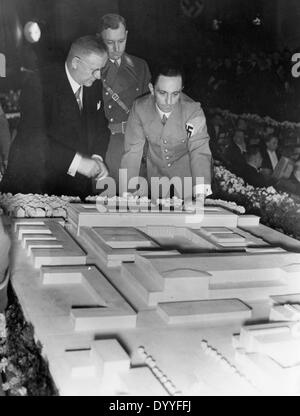 Joseph Goebbels a un modello tedesco del film academy, 1938 Foto Stock