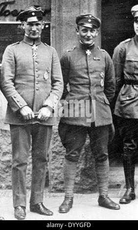 Bruno Lörzer e Hermann Göring, 1918 Foto Stock