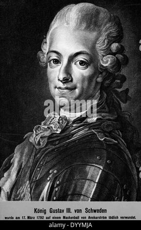 Gustav III. Foto Stock