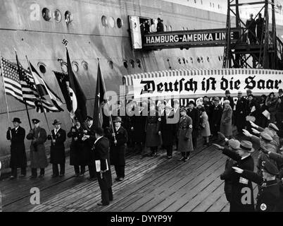 Referendum nella Saar, 1935 Foto Stock